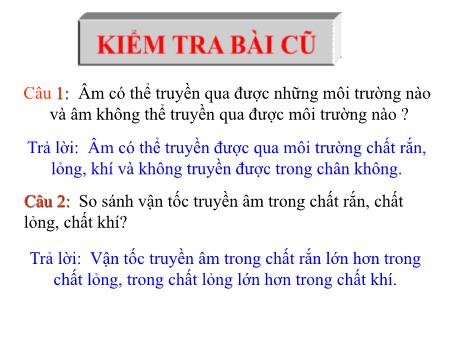 Bài giảng Khoa học tự nhiên Lớp 7 Sách Kết nối tri thức - Bài 14: Phản xạ âm