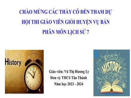 Bài giảng Lịch sử và Địa lí Lớp 7 Sách Kết nối tri thức - Tiết 15, Bài 7: Vương quốc Lào (Tiết 1) - Trường THCS Tân Thành