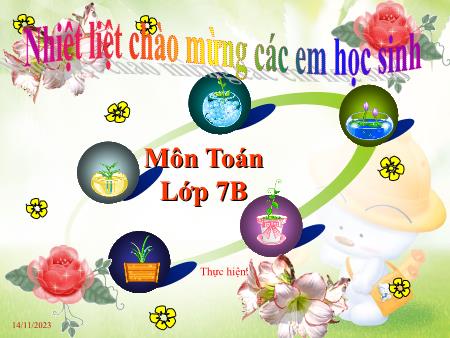 Bài giảng Toán Lớp 7 Sách Kết nối tri thức - Tiết 25+26, Bài 14: Trường hợp bằng nhau thứ hai và thứ bà của tam giác - Trường THCS Thị trấn Gôi